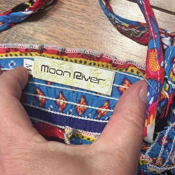 Colorful Maxi Dress with Straps box 17 - Picture 4 of 5